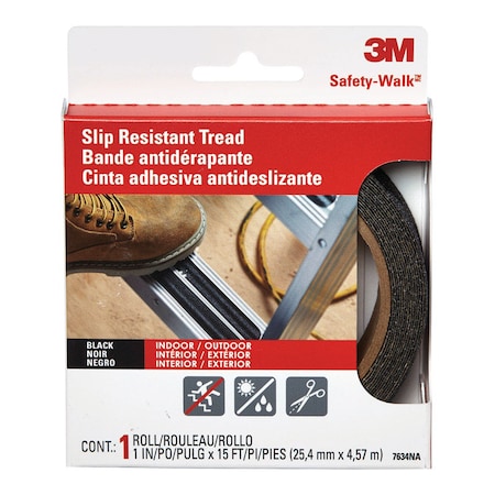 3M Tread Sfty Ldr Blk1"X5Yd 610B-R1X180